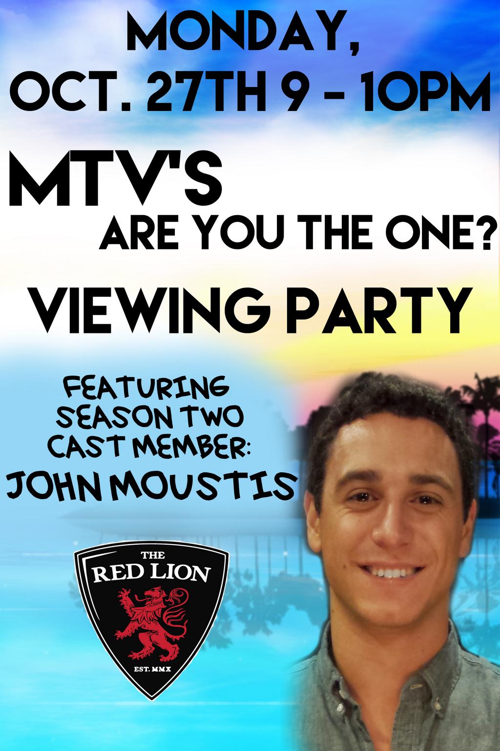 Red Lion Monday Come Watch Mtv S Are You The One Premiere Tonight 9pm W Season 2 Cast Member John Moustis 1 Wells Http T Co Muuvnqejt1 Red Lion Monday Come Watch Mtv S Are You The One Premiere Tonight 9pm W Season 2 Cast Member John Moustis 1 Wells Http T Co Muuvnqejt1