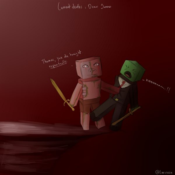 Lurcissia's tweet photo. 1VS1 ME ZOMBIE NUB @ProSyndicate #MianiteFanArt http://t.co/sREzUwdZWo