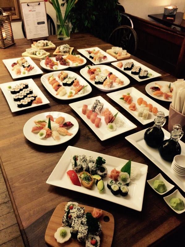 @royalunion #Cheltenham fabulous sushi opening night