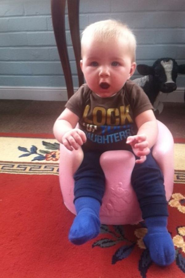 He has grown up to fast.