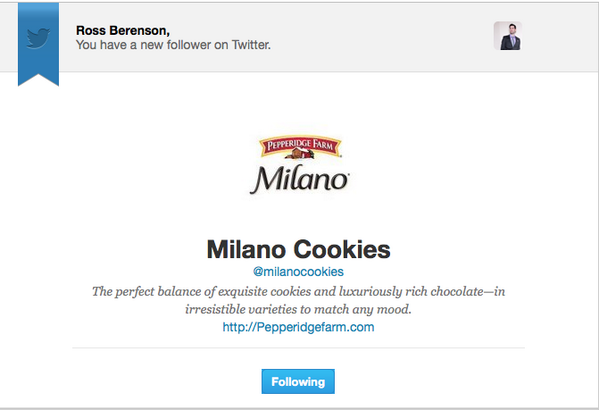 rossberenson's tweet photo. @milanocookies  Best. Day. Ever! http://t.co/0ygemsmMWj
