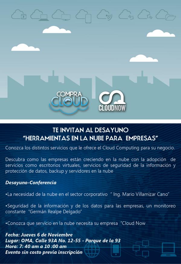 CompraCloud's tweet photo. Desayuno-Capacitación "Herramientas en la nube para empresas" EVENTO SIN COSTO, inscripciones> http://t.co/VUfCoSLjMK http://t.co/be8k0JU0Jf