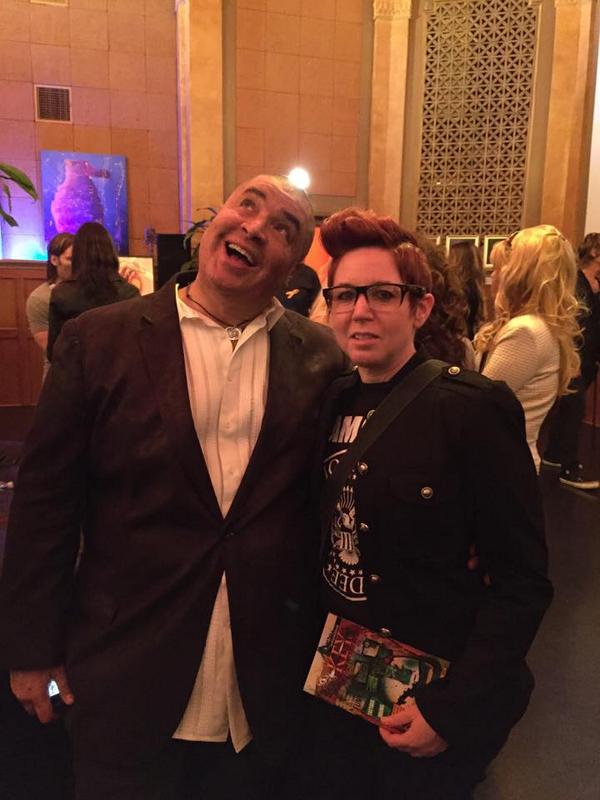TheKeyZine's tweet photo. .@villagestudios with @sarge99 for "Inside View" Evening of Art w/ @BillyMorrison and @joeyfeldman #rockagainstMS http://t.co/NYhajYVU7e