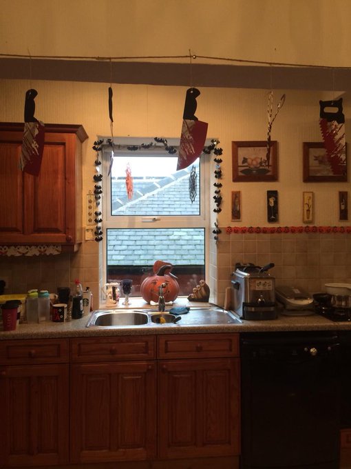 Halloween decorating is underway in my household! http://t.co/x3rGBDUMYN<a href="/tag/stockings"class="tags"><span>#stockings</span></a><a href="/tag/panties"class="tags"><span>#panties</span></a>