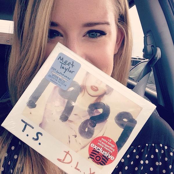 Skipped my lunch break to get my hands on this precious gem. Totally worth it. #TS1989 <a href="/taylorswift13/">Taylor Swift</a>
