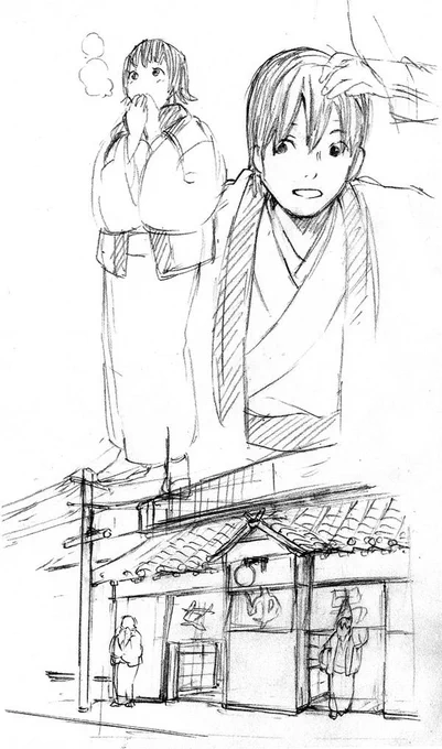 #皆さん線画と塗った後を見せてください
ラフもあったから載せる 