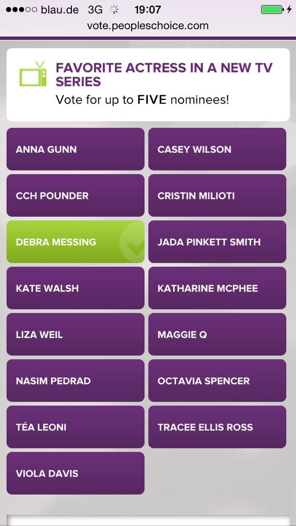 svufanblog4015's tweet photo. PCA VOTING TIME!
#VoteForMariska , #VoteForSVU and #VoteForDebra ! http://t.co/snR57WxPyw
RT!! #MysteriesofLaura #SVU http://t.co/7qQH0lVedP