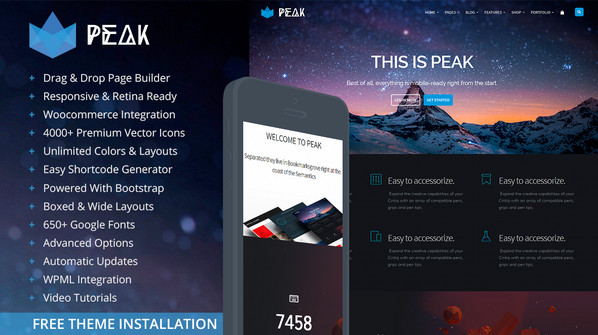 visualmodo's tweet image. Peak Royal MultiPurpose Retina and Responsive Theme 8grids.com/theme/peak-wor… #WordPress #webdesign #HTML5 #CSS3