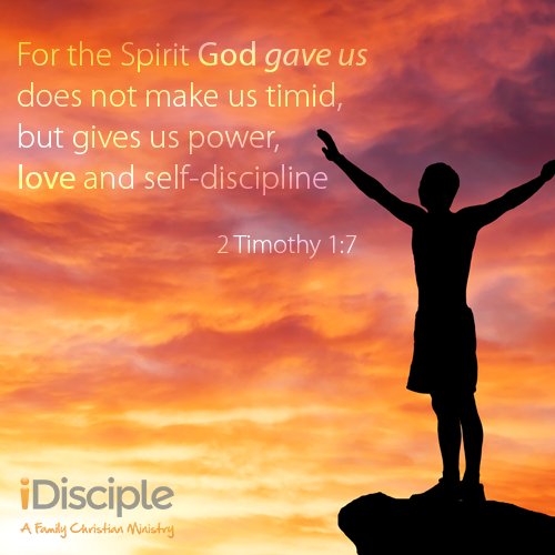 god gives us spirit of power