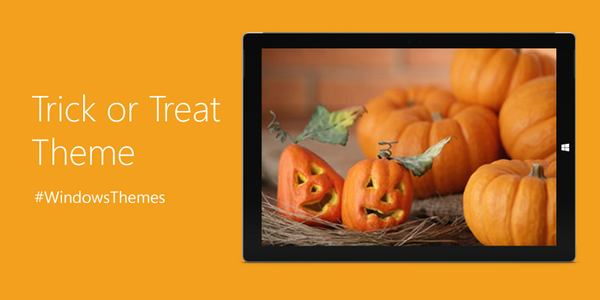 Windows's tweet photo. Dress up your desktop for Halloween with this festive Trick or Treat #WindowsTheme. http://t.co/SgBAFO17MS http://t.co/24NnqRAQtT