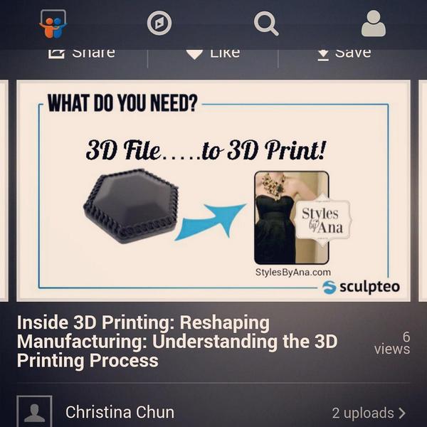StylesByAnaTies's tweet photo. @christinachun thank you for including my #3dprinting #3dbutton necktie #sculpteo http://t.co/g3qfCZy1vy