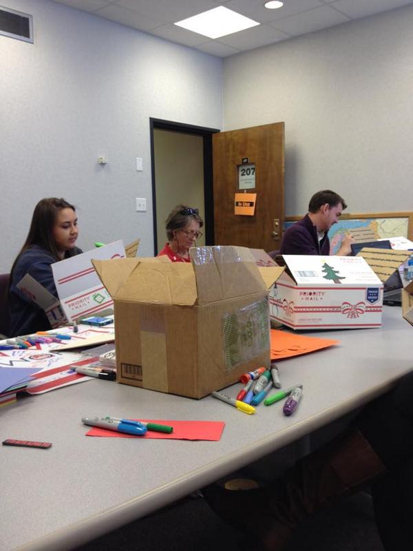 TTUBAP's tweet photo. Just a couple pictures from our Operation CARDS Day!  Thanks to all that helped out! #TTUBAP http://t.co/1cqLRsOeXF