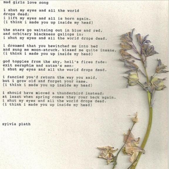 Happy birthday to Sylvia Plath. She changed my life at fourteen. An incredible person who left us too soon. 