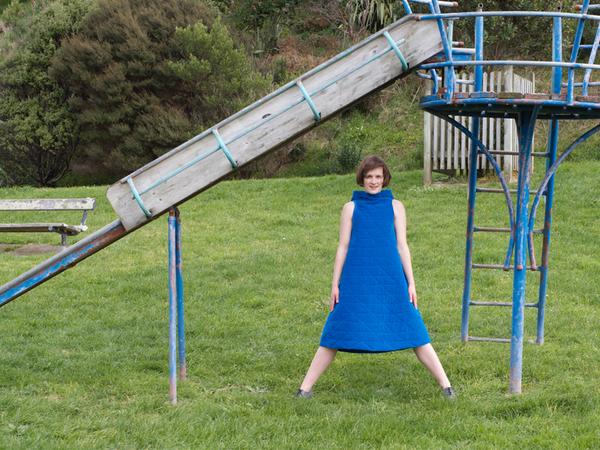 cocapostgrad's tweet photo. Today is Alex Barton aka @AlexBarton8 #MFA art/design crossover. It's all blue. #fashion and #OOO. AFFECT! http://t.co/CvhTuTND2K