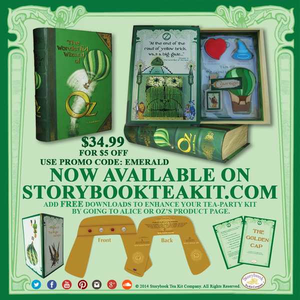 storybookteaki1's tweet photo. The Wonderful Wizard of OZ is now available on our website!#WizardofOz #TeaKit #BuyNow #NewProduct #GiftIdea #Cookies http://t.co/KG7RaECg4d