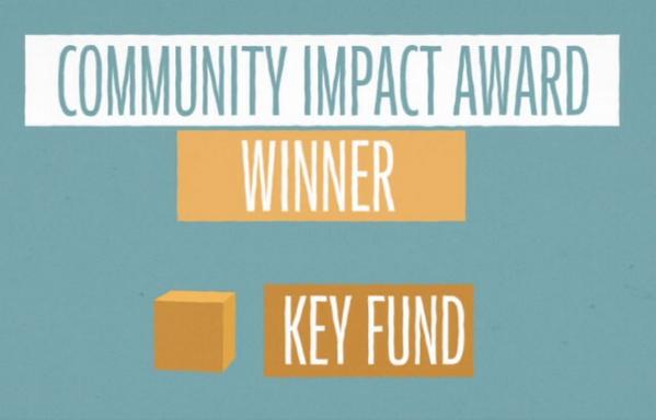 Winner of the Community Impact Award is <a href="/KeyFund/">Eric Hong</a>, the largest regional social investor in England. #SocInvAwards14