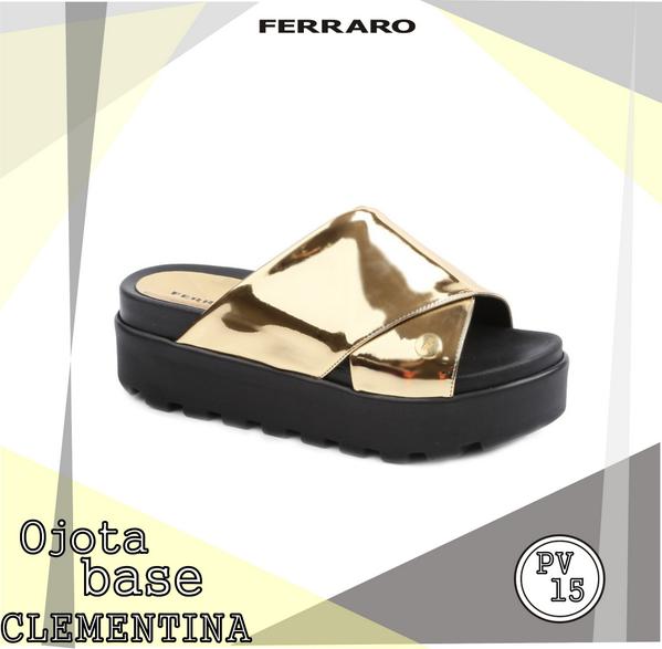 Para este verano no te pierdas la Ojota Base Clementina! #dorado #ojota #base #Ss2015
