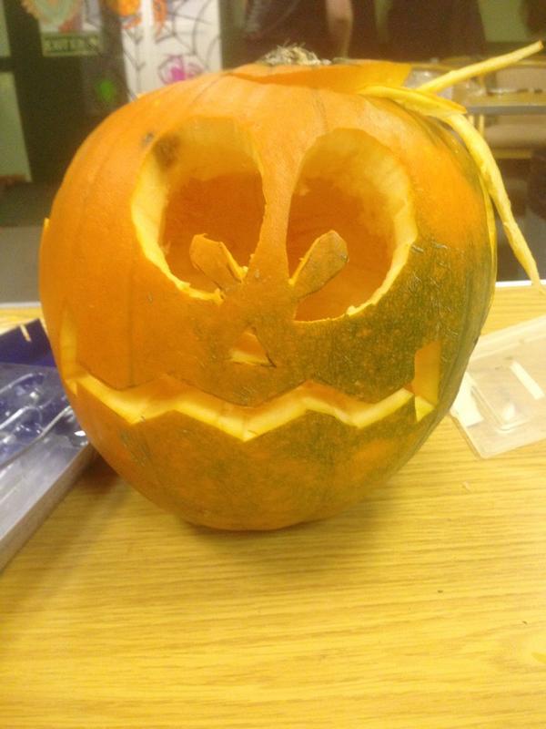 Pumpkin carving with Enigma Explorers, my efforts!
