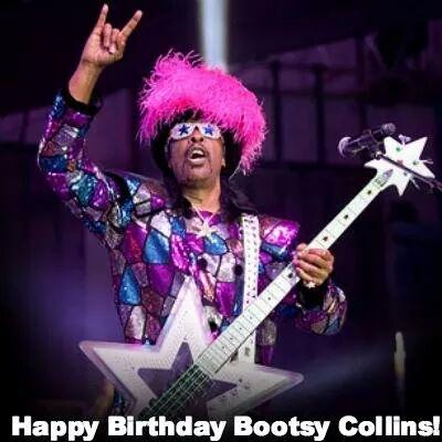 Happy birthday to a true player of the year - and who some jokingly say is Andre 3000s daddy - Bootsy Collins! 