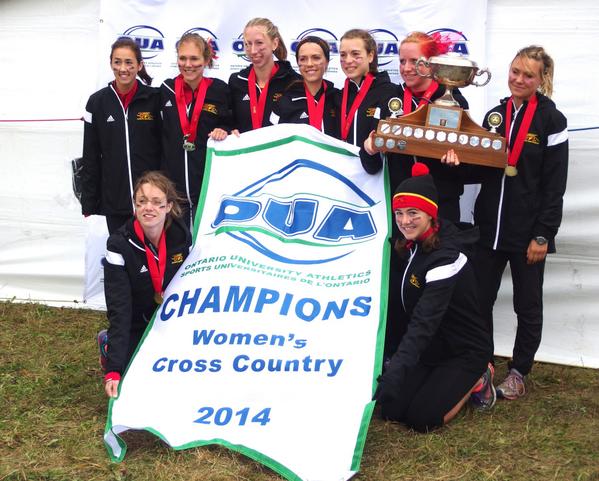 Agehardened's tweet photo. Congratulations to @Gryphontrack men's and women's teams on winning 2014 OUA Championships http://t.co/GECikLOPRJ