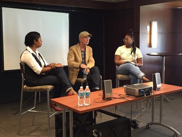 ATLWEBFEST's tweet photo. Pitching to Networks w/ @TheDailyBoss & Real Housewives of Atlanta Creator, Princess Banton-Lofters. #AWF2014 http://t.co/lWRn20pbF5
