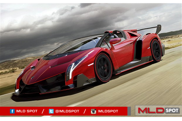 MLDSPOT's tweet photo. Look at this limited Lamborghini Veneno Roadster! #MLDManArea http://t.co/XvcxHdNVW5