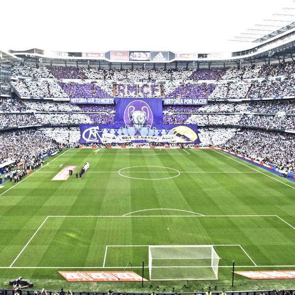 ¡Gracias afición! #RealMadridvsFCB #HalaMadrid