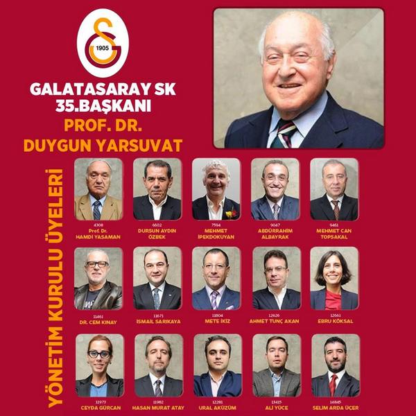 GalaFans's tweet photo. Yeni Başkanımız ve Yönetimimiz GALATASARAY Camiası'na Hayırlı Olsun.

Tebrikler ve Başarılar http://t.co/GmJG9EXXMN