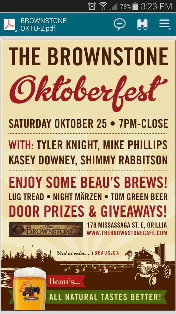 Really excited for tonight!  Make sure to come early to get a seat. Show starts at with <a href="/sarahbeattyca/">Sarah Beatty</a> #Oktoberfest