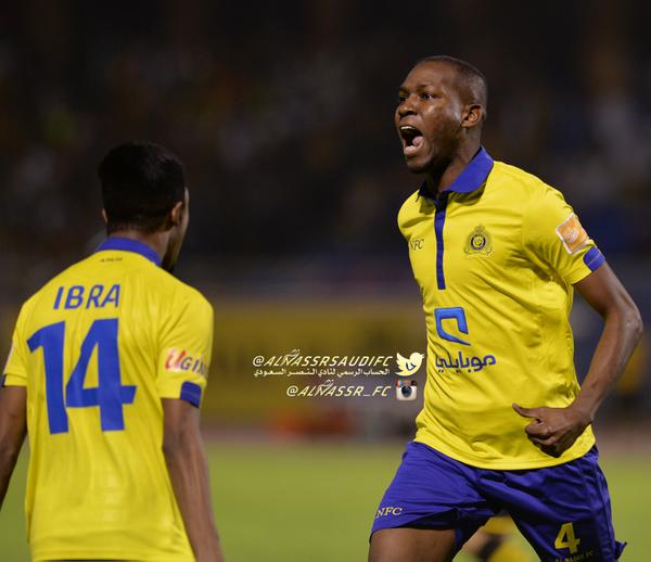 AlNassrFC's tweet photo. النجم عمر هوساوي ينجح في احراز الهدف الأول للنصر
#NFC http://t.co/4ob23Sh2zv