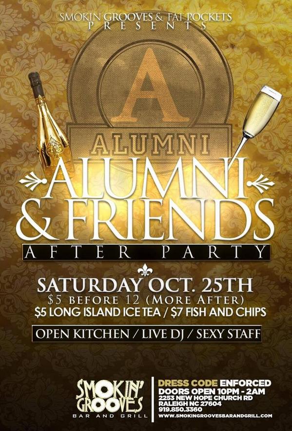 GroovesSmokin's tweet photo. ALUMNI &amp; FRIENDS come to Smokin Grooves http://t.co/HxG66eW3Qc