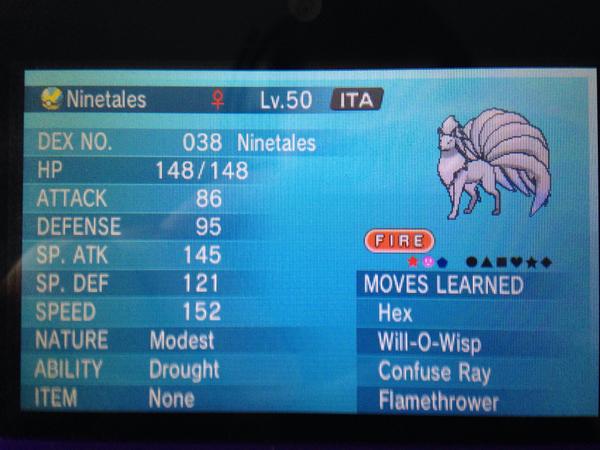 PokemonIndex's tweet image. RT &amp;amp; Follow to win a Shiny 6IV Ninetales!