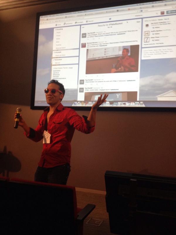 ckenady's tweet photo. @yale_alumni Kevin Winston leading a group tweet at Yale Social Media Summit http://t.co/camhW0OsSu