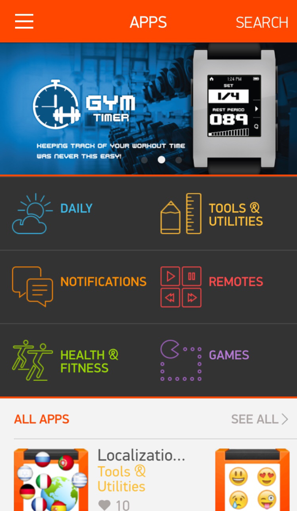 GymTimer's tweet photo. We are featured on the @Pebble App Store! Don't forget to try GymTimer on your next workout! @PebbleDev #fitness http://t.co/tXlWwMyWoq