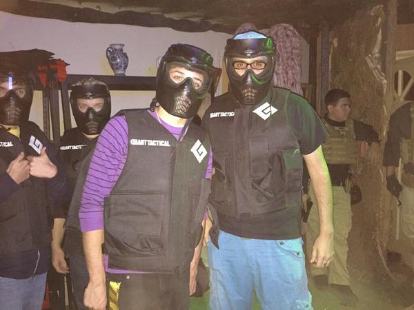 JeffDePaoli's tweet image. I think it's safe to say @patrickzfilms and I found @hauntedHSP to be scary. Literally RAN from zombies.