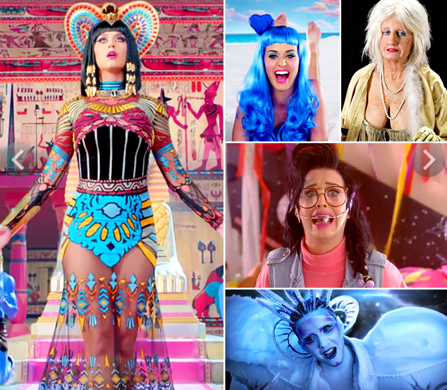 Happy 30th birthday Katy Perry! Look back at her most memorable music video looks:  