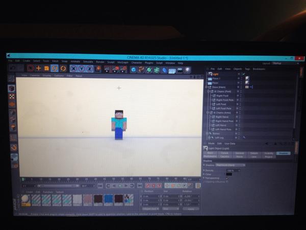 LavenderFilms's tweet photo. Trying out Cinema 4D! Render time still takes forever though. Ugh http://t.co/sMzK6WZkv7