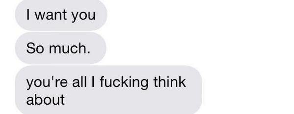 Midshots's tweet image. Every girl wants and text like this