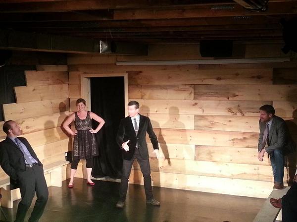 joltman's tweet photo. #SlapHappy at @BadDogTheatre for the final night of #BCIF2014 http://t.co/UFInWaksIu