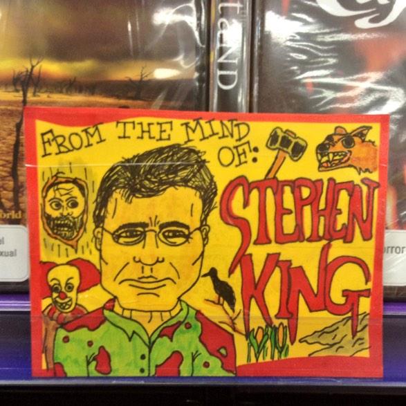 ChrisMi_JBaus's tweet photo. This Stephen King drawing can go on pretty much half of the stock that we have. http://t.co/Rn5xFPxIwM