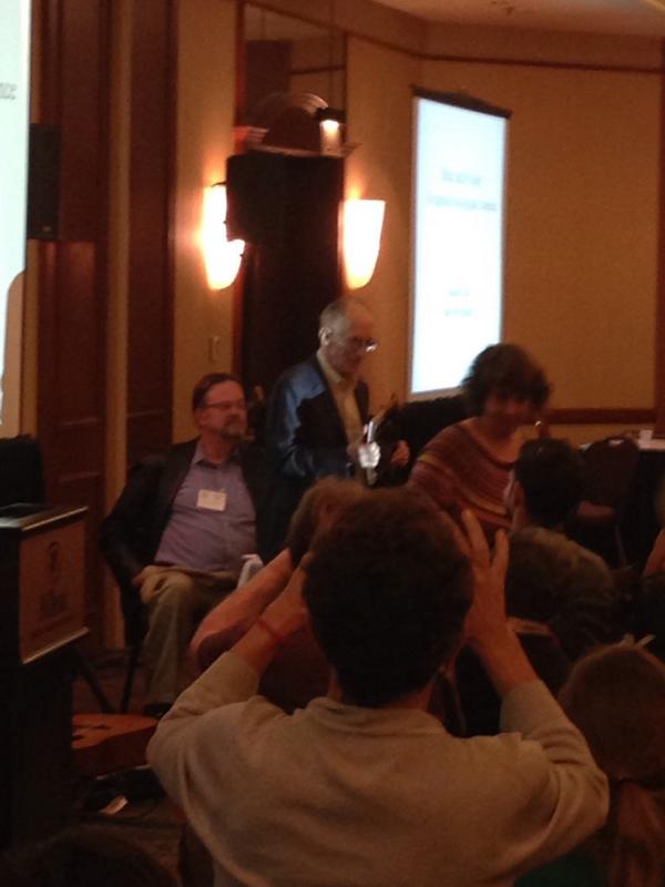 NWAV43's tweet photo. Congratulations to Prof. William Labov for his lifelong contribution to sociolinguistics! #NWAV43 http://t.co/wMEE32ASqx