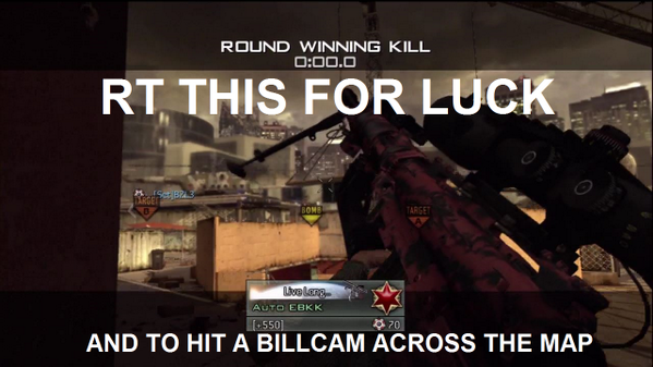 AutoEBK's tweet photo. RT THIS FOR MW2 LUCK 💯 http://t.co/m9lypJ0yn0