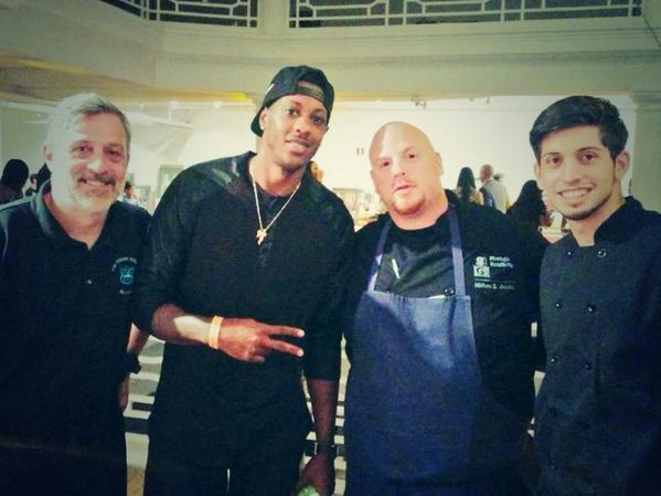chefmbj's tweet photo. Great to see @mchalmers15 tonight @JuiceFoundation in the @designdistrict w/ the @SHGMiami crew #miamiheat http://t.co/Tu8eQ1W3dz