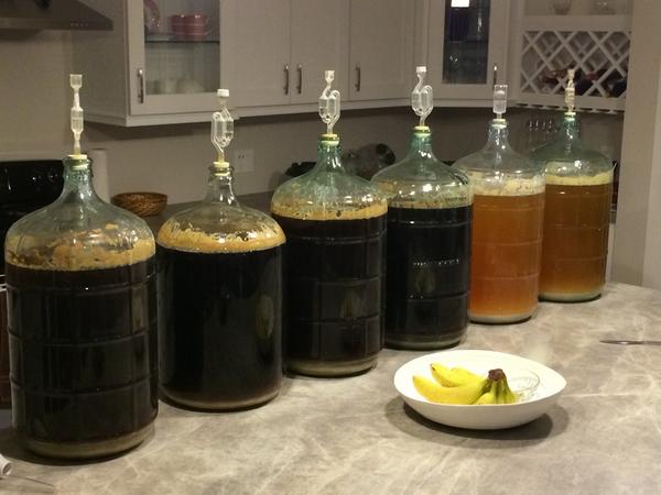 TrailWay hard at work doing some small test batches. Busy nights kegging. Looking forward to serving #Fredericton