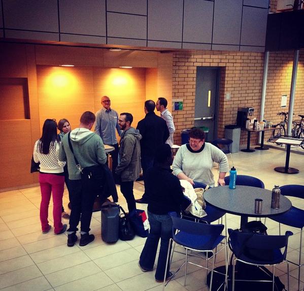 jenicafrisque's tweet photo. Wrapping up after a long but fabulous day of jamming about fostering belongingness at #UBCO. @DesignJamYLW #DJamYLW http://t.co/3KXh79ewV3