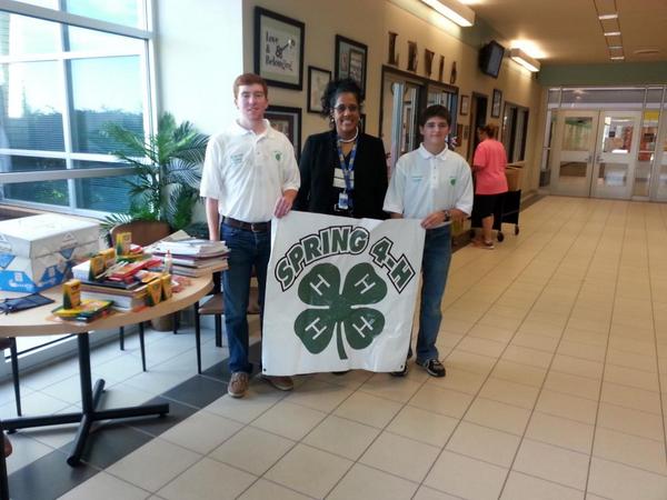 Lewis_Longhorns's tweet photo. Shout outs to Spring 4-H and their donation of school supplies. Youth development at it's best! http://t.co/EqpCFmkxaE