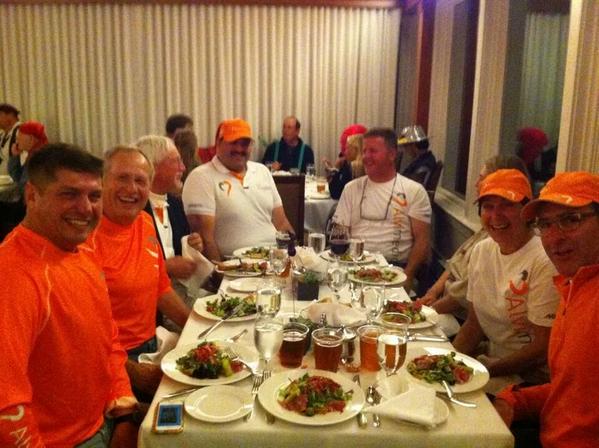 grits430's tweet photo. Bristol YC supporting fellow member and friend Charlie Enright at the Halloween team race #teamalvimedica http://t.co/NrZoxmFM32