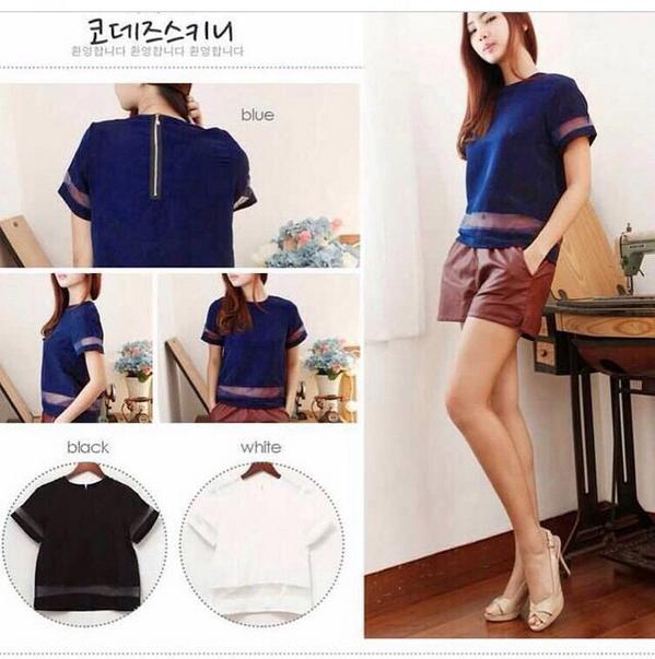 GlowerShop's tweet photo. PANEL ORGANZA TOP idr 90rb, diskon menjadi 75rb aja!! limited &amp; best seller bangettt😍 sisa warna putih guys http://t.co/QMCGTiLHdS