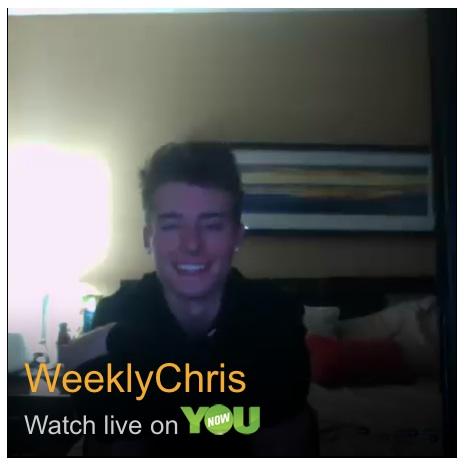 kaleycuoco626's tweet image. Come see @WeeklyChris that smile younow.com/WeeklyChris/25…
