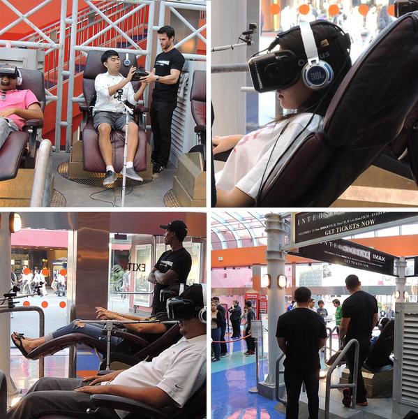 VRsandbox's tweet photo. Checked out the #Interstellar Oculus experience today at City Walk in LA http://t.co/gpZpNNAbOB